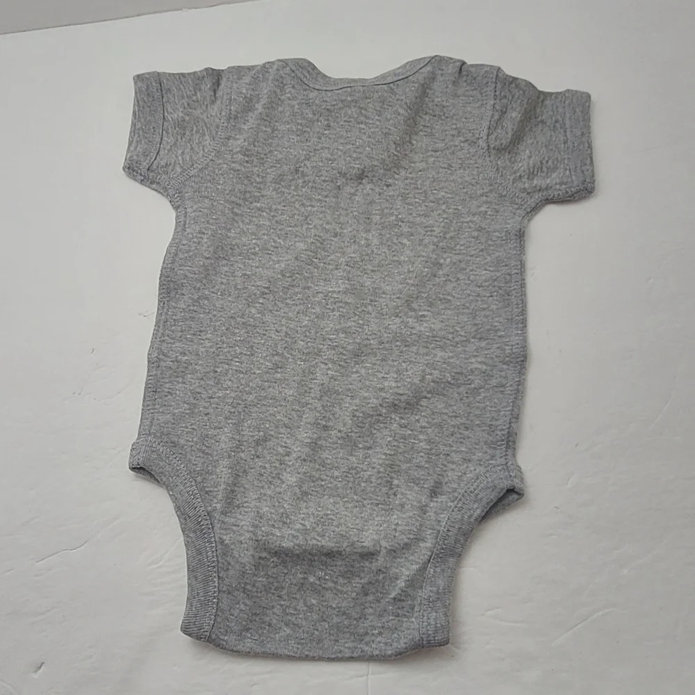Daddy's New Drinking Buddy Baby BodySuit Size 6 Months Gray
